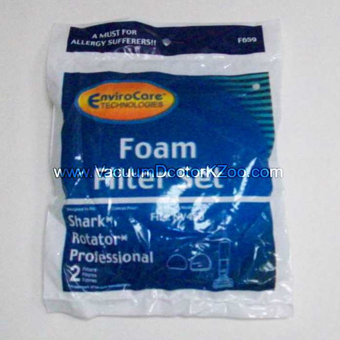 FILTER,FOAM & FELT,2PK-SHARK ROTATTOR PROFESSIONAL NV450 / SHARK