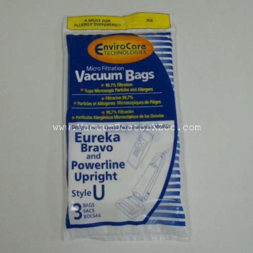 Eureka Bag Type U Mircron - Generic - 3 pck
