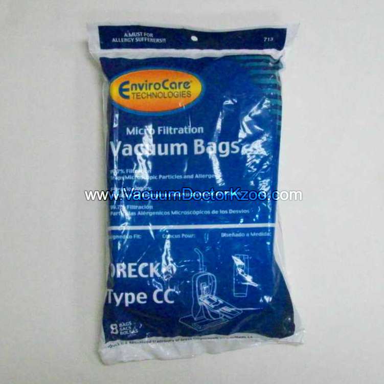 Oreck Bag Type CC Micro - Generic - 8 pck